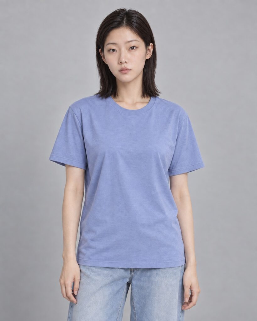 헤비 라운드 스탠다드 면 반팔 (14수)