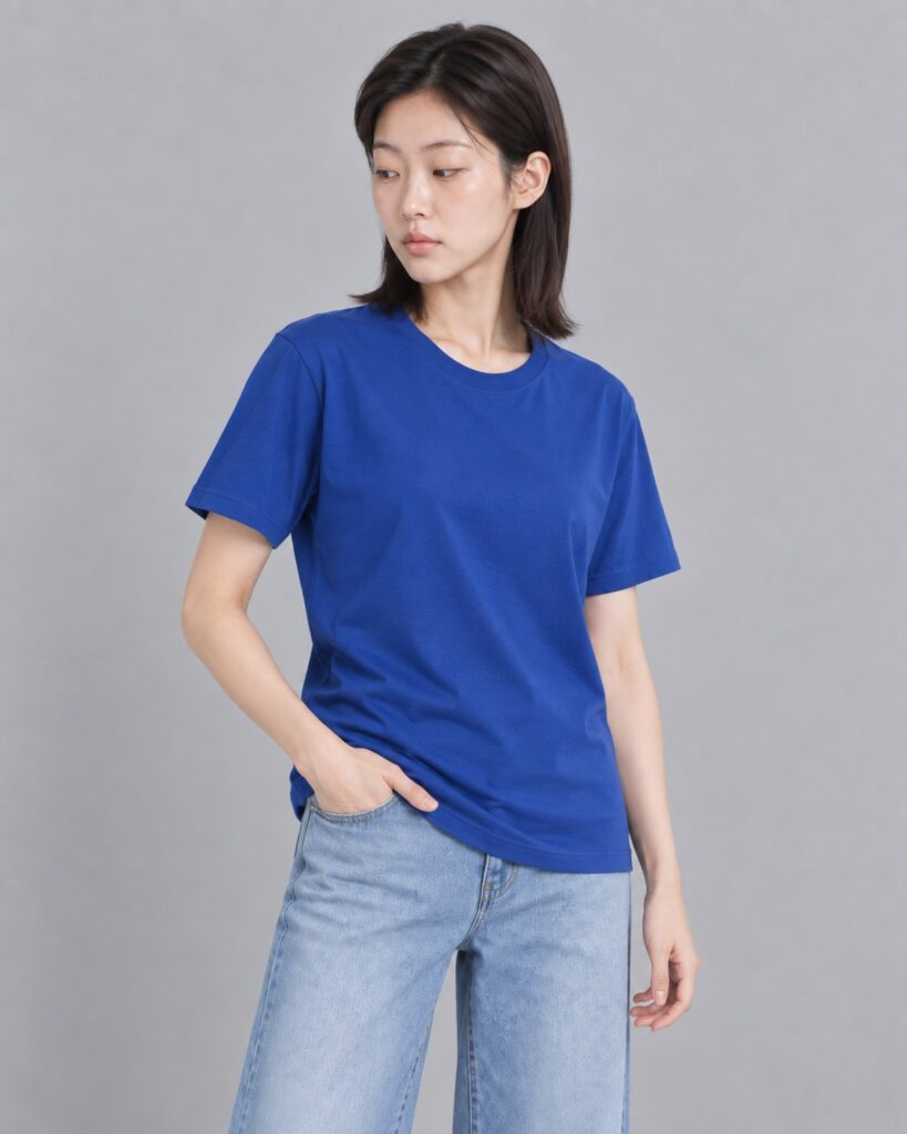 스탠다드 라운드 면 반팔 (20수)
