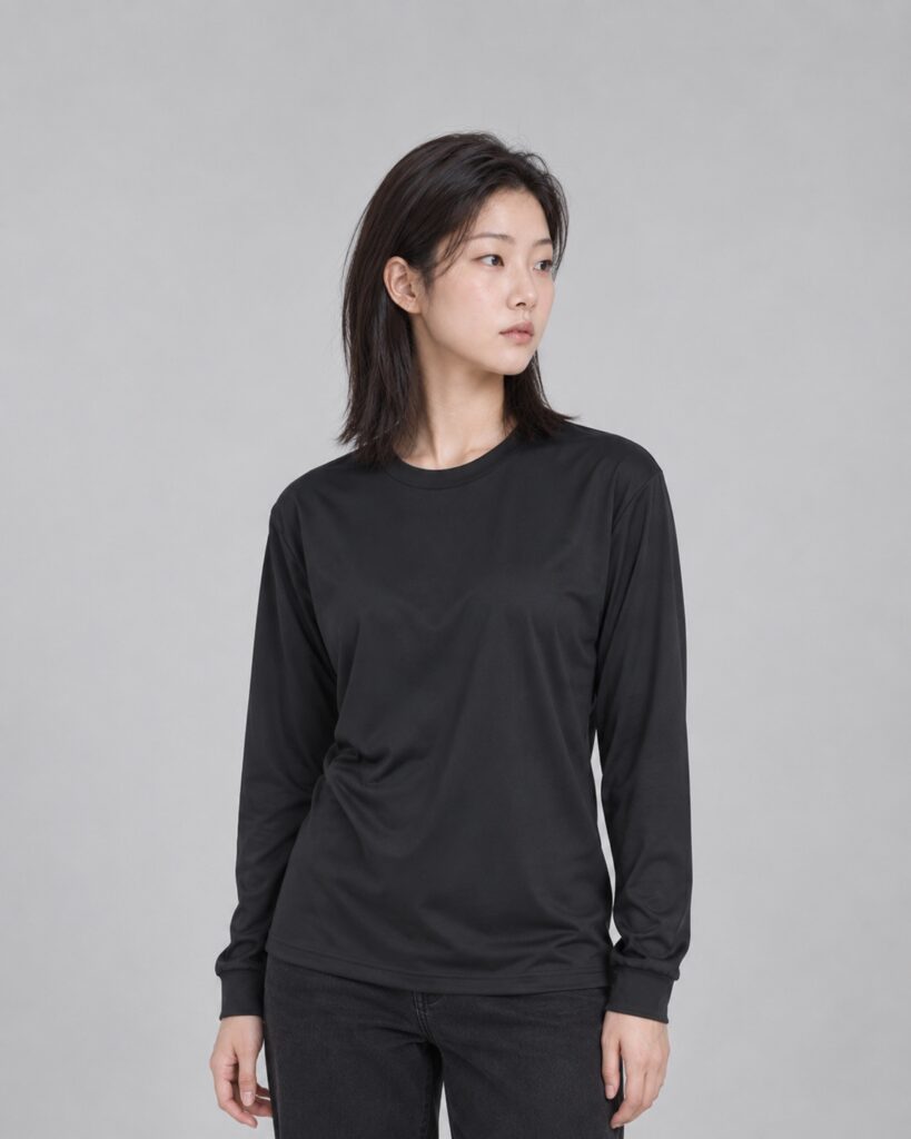 기능성 쿨링 라운드 긴팔