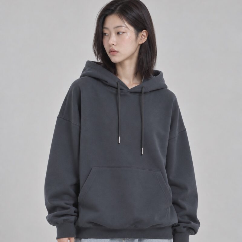 쭈리 오버핏 후드